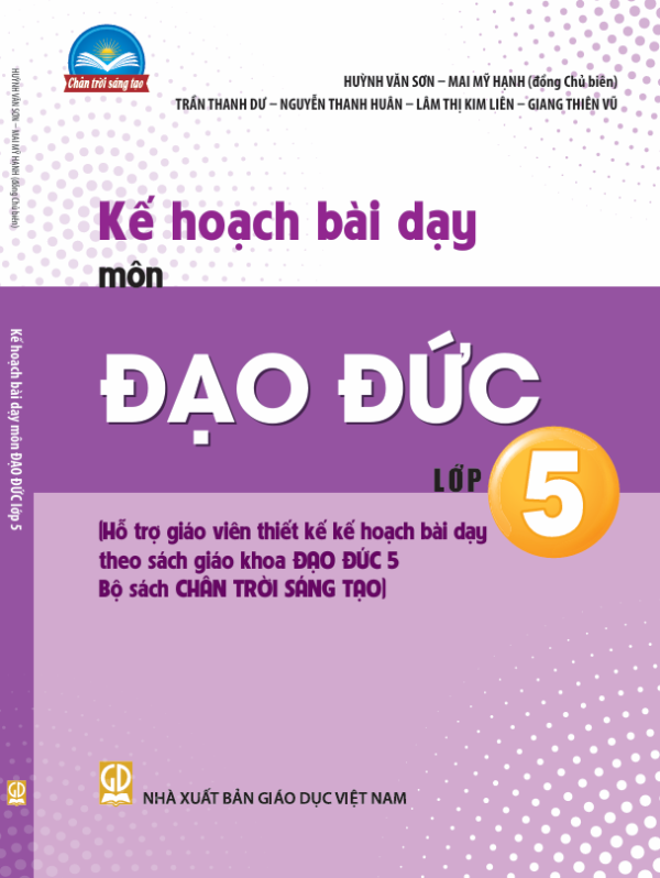 BỘ SÁCH KẾ HOẠCH BÀI DẠY CÁC MÔN HỌC LỚP 5 (Bộ sách Chân trời sáng tạo)